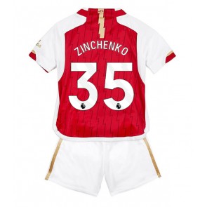 Maillot de foot Arsenal Oleksandr Zinchenko #35 Domicile enfant 2023-24 Manches Courte (+ pantalon court)